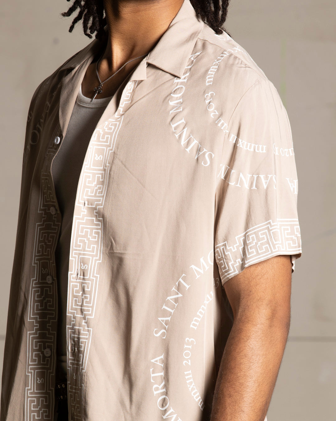 Saint Morta Erebos Short Sleeve Shirt Stone