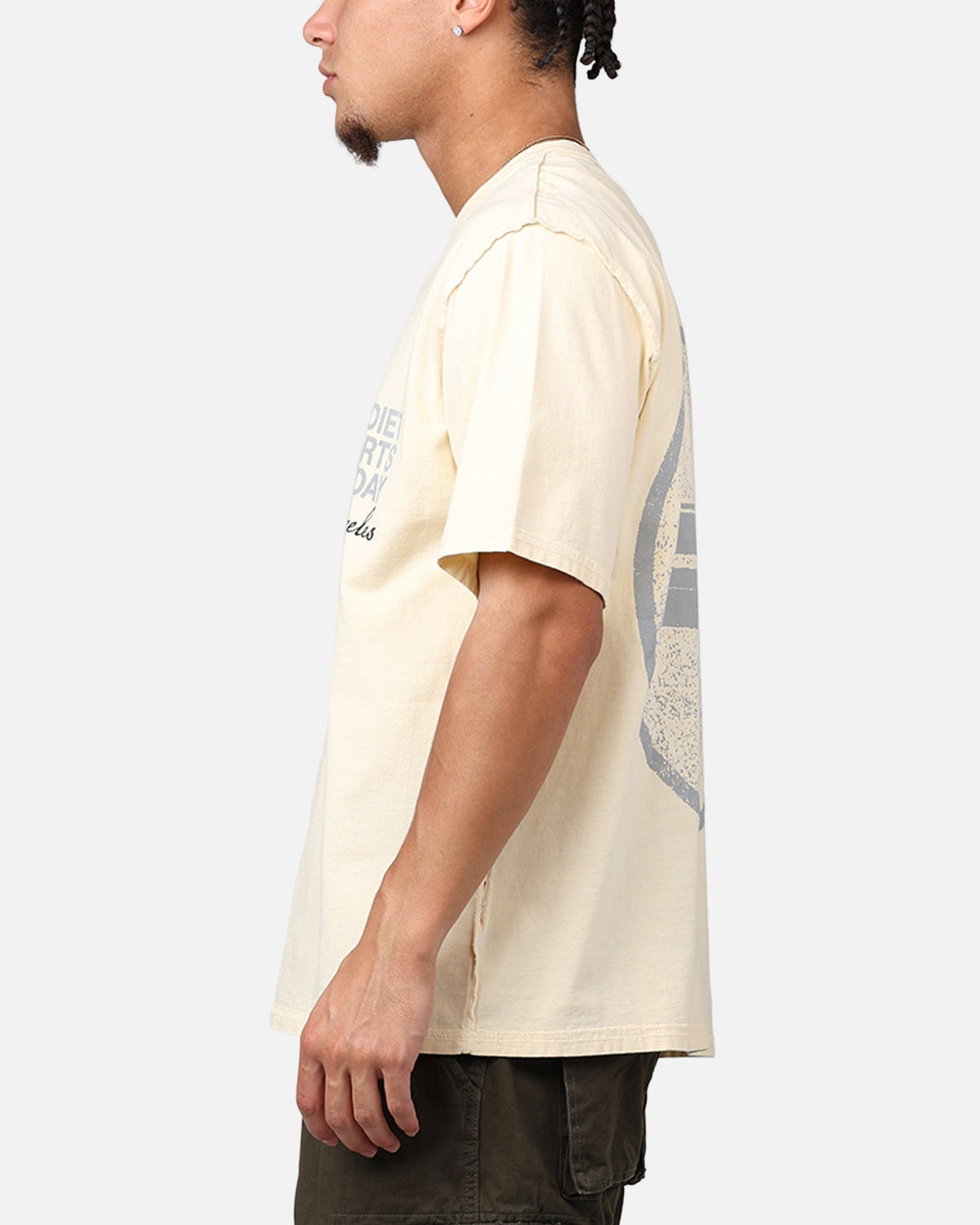 Diet Starts Monday Los Angeles T-Shirt Cream