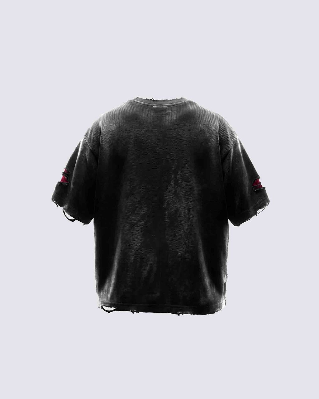 KIIKIO RED RUST Series | Distressed Oversized T-Shirt