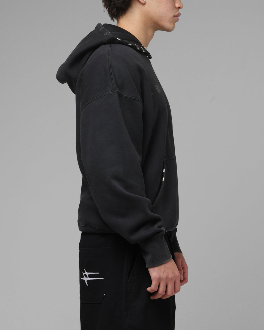 Loiter x Naruto Pain Distressed Hoodie