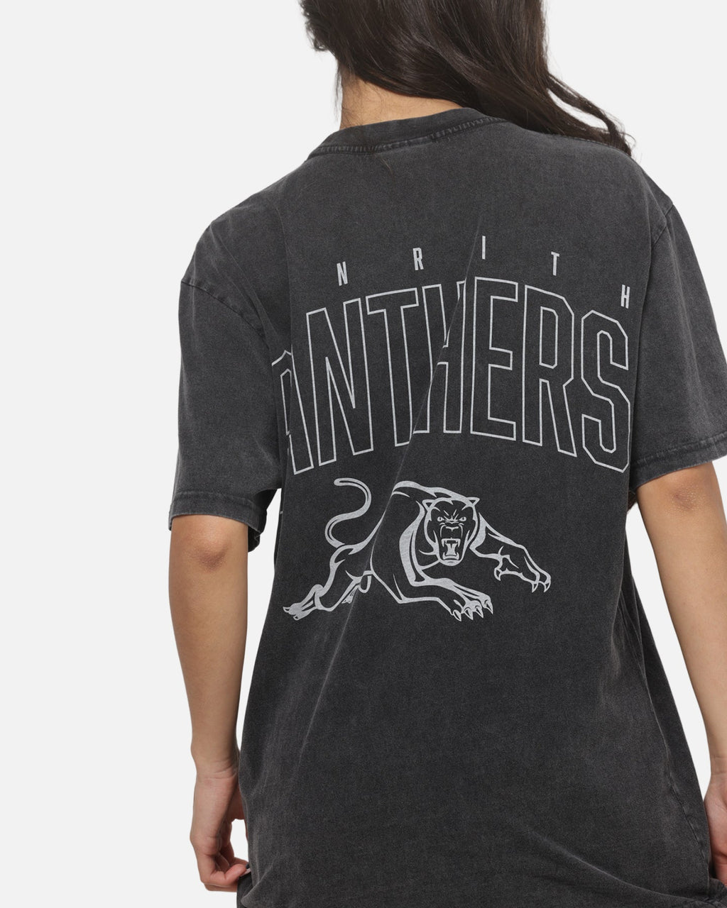 Bleacher Athletic Penrith Panthers NRL Attrition Washed T-Shirt Black
