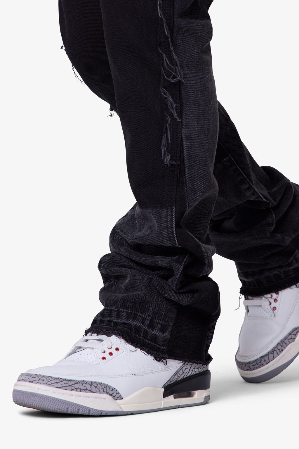 B118 Work Flare Denim - Black
