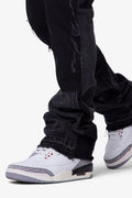 B118 Work Flare Denim - Black