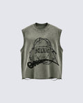 KIIKIO Gothic Distressed Vest