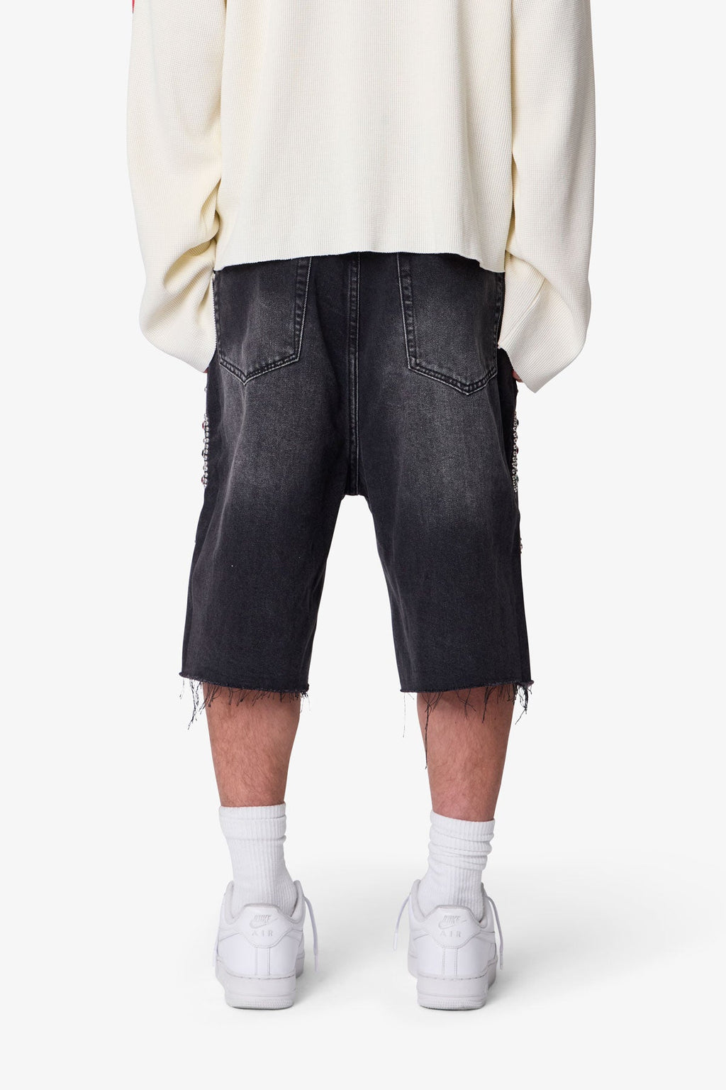 Baggy Mojave Denim Shorts - Black