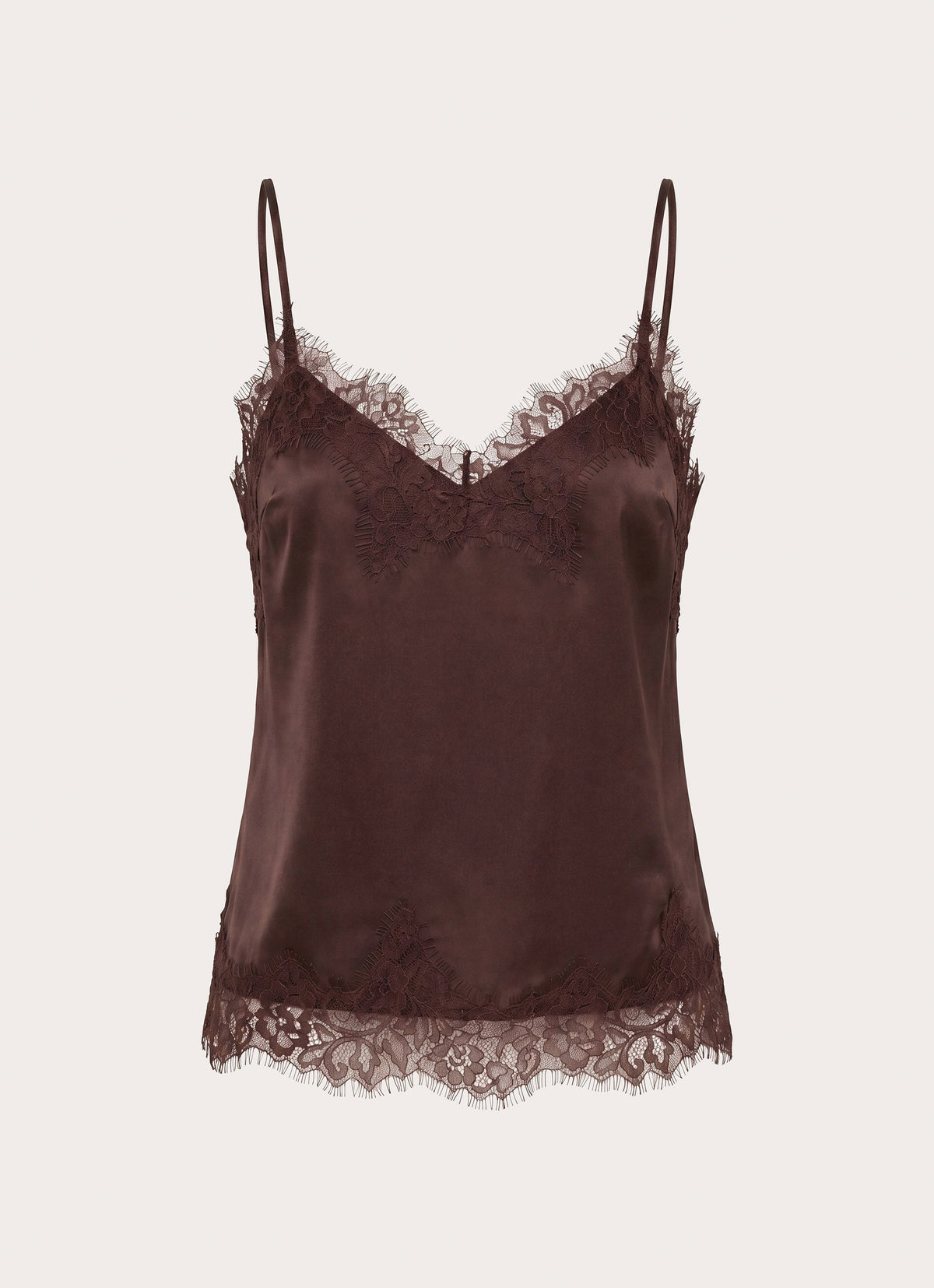 Ellora Cami Top - Chocolate