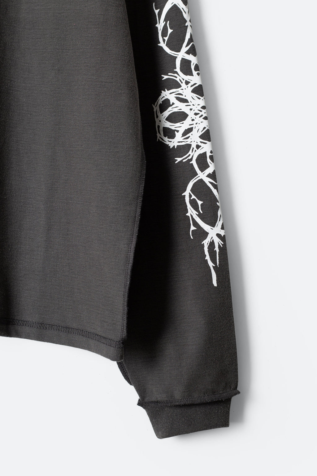 LWH Thorn Logo L/S Tee - Vintage Black