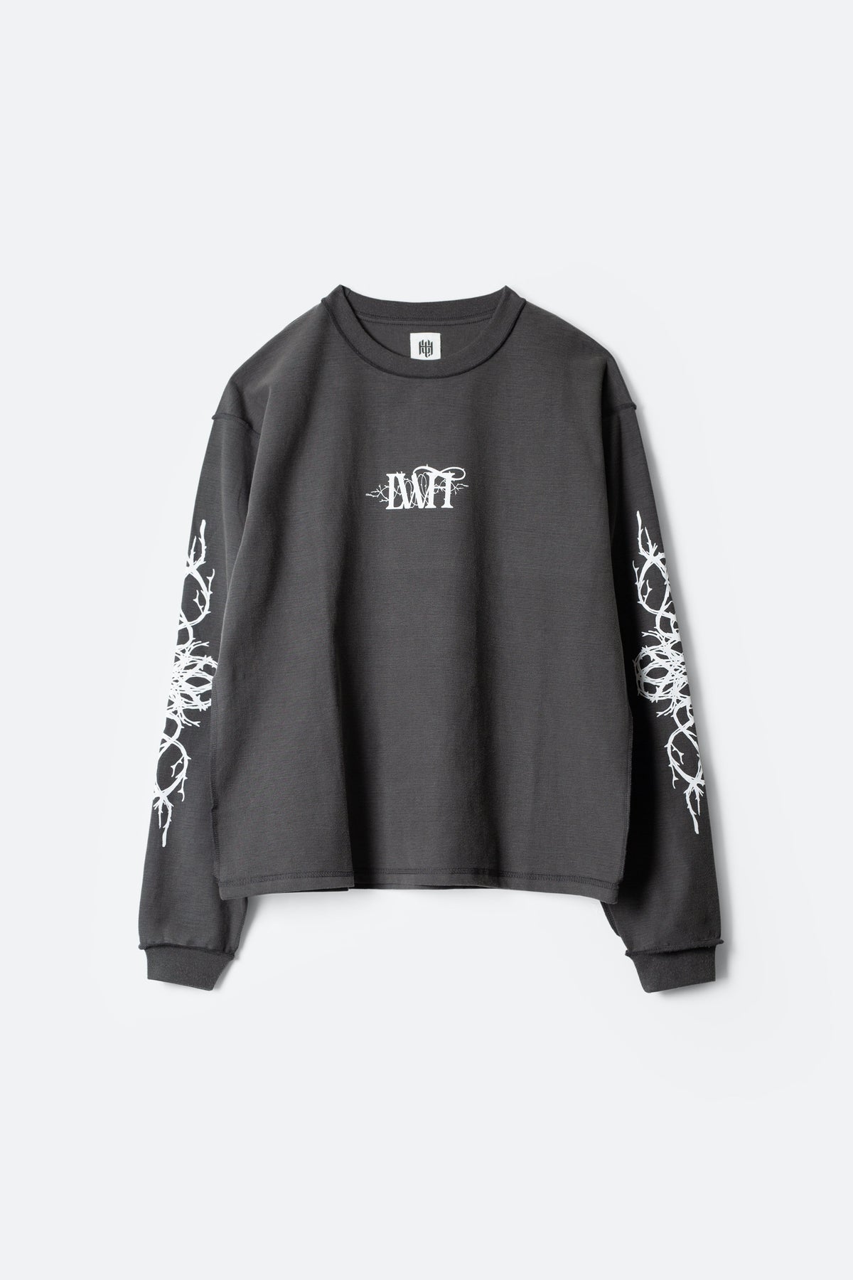 LWH Thorn Logo L/S Tee - Vintage Black