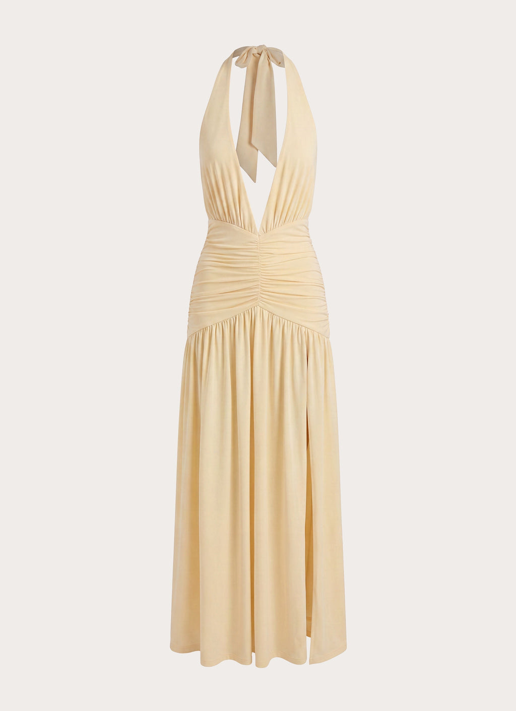 Makena Halter Maxi Dress - Yellow
