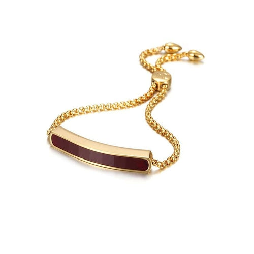 Pulsera de cadena lineal