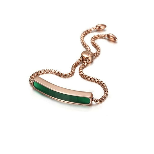 Pulsera de cadena lineal