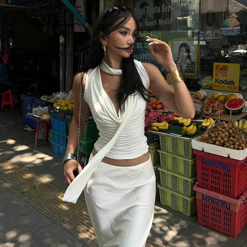 Women's Knit  Sleeveless Top
