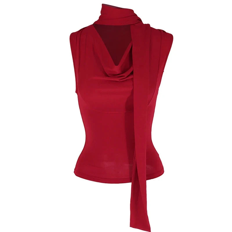 Women's Knit  Sleeveless Top