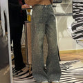 Women's Star Patchwork Denim Pants