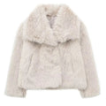 Ivory Luxe Fur Coat