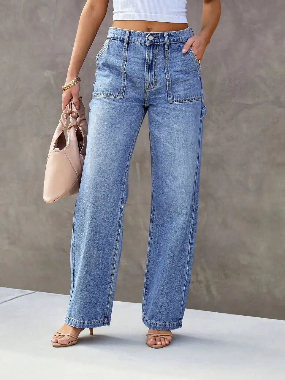Wide-Leg Jeans