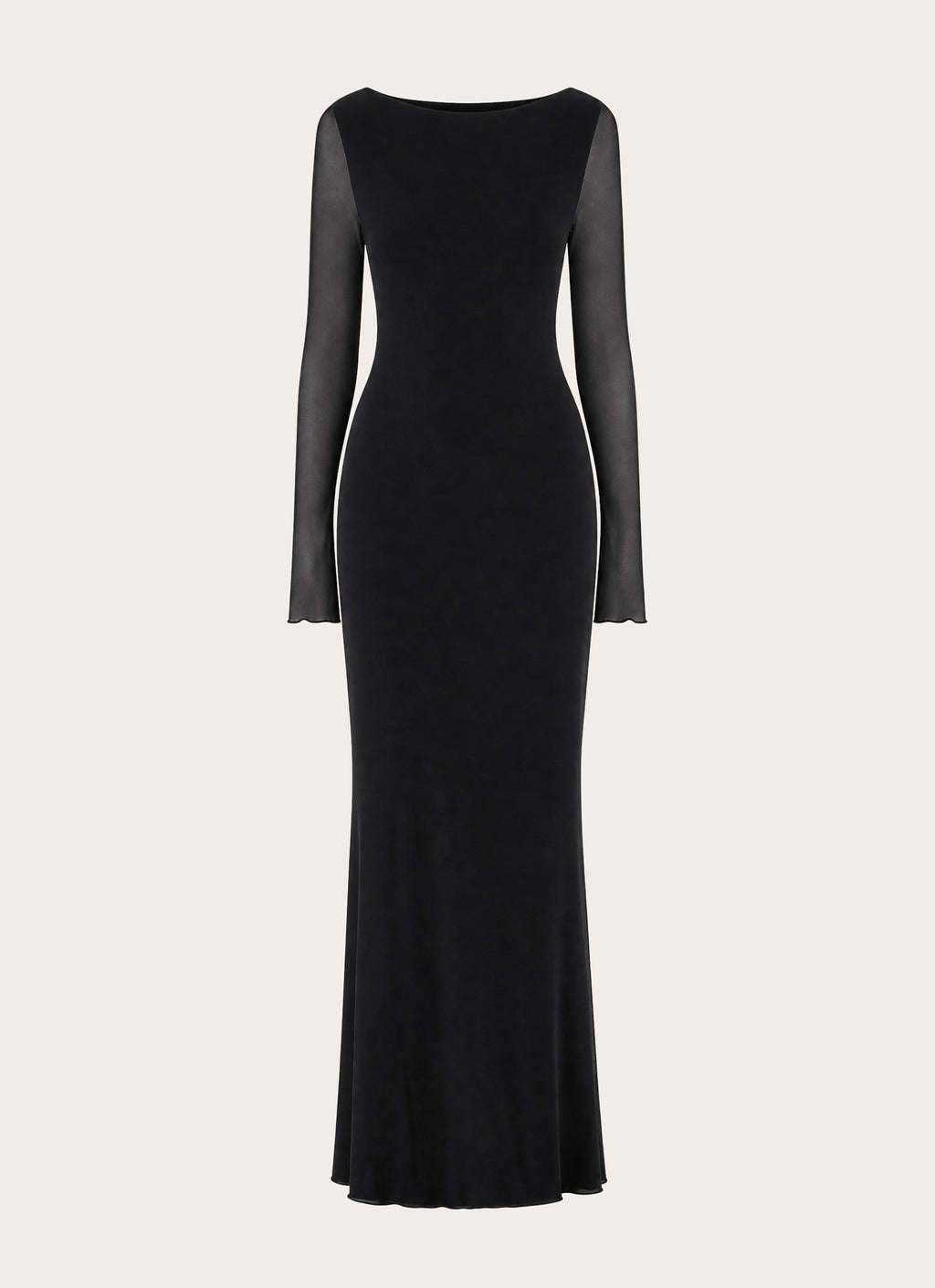 The After Party Backless Maxi Dress - Black