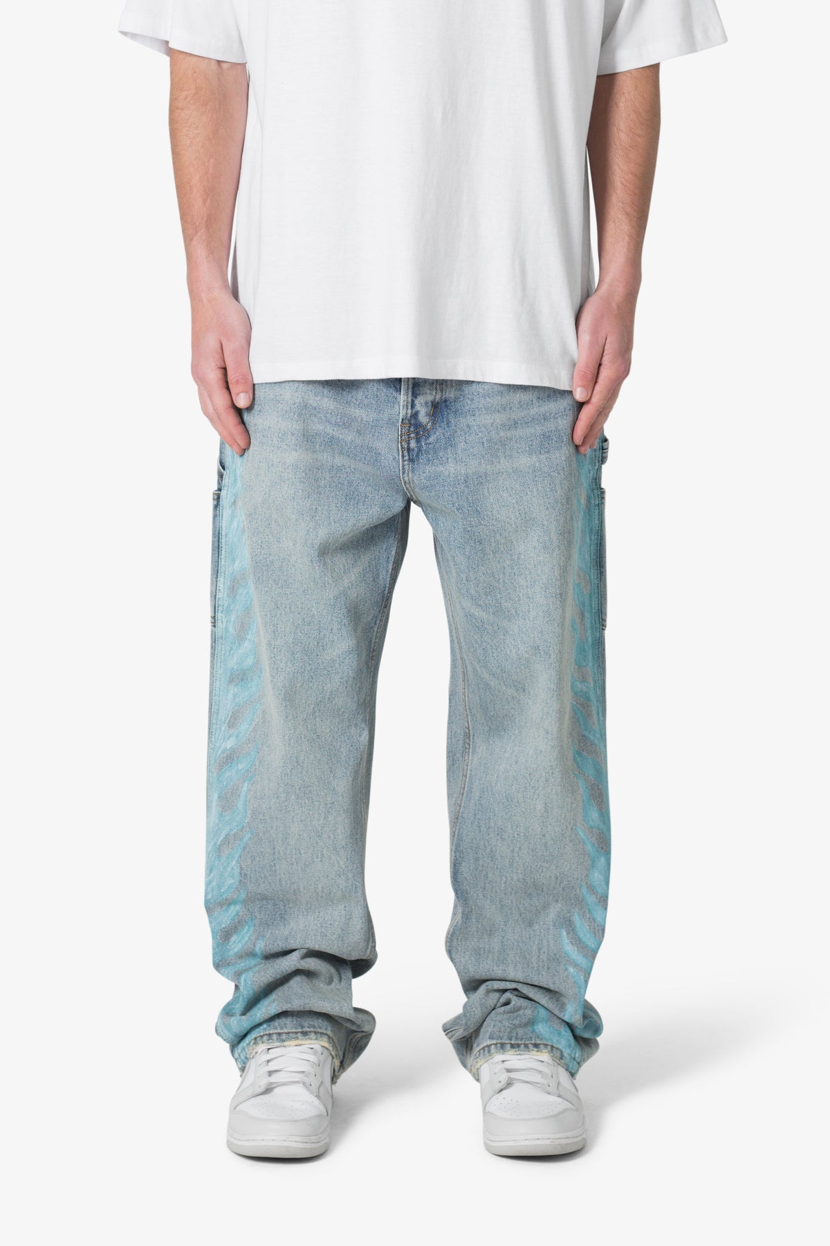 Ultra Baggy Flame Denim - Blue