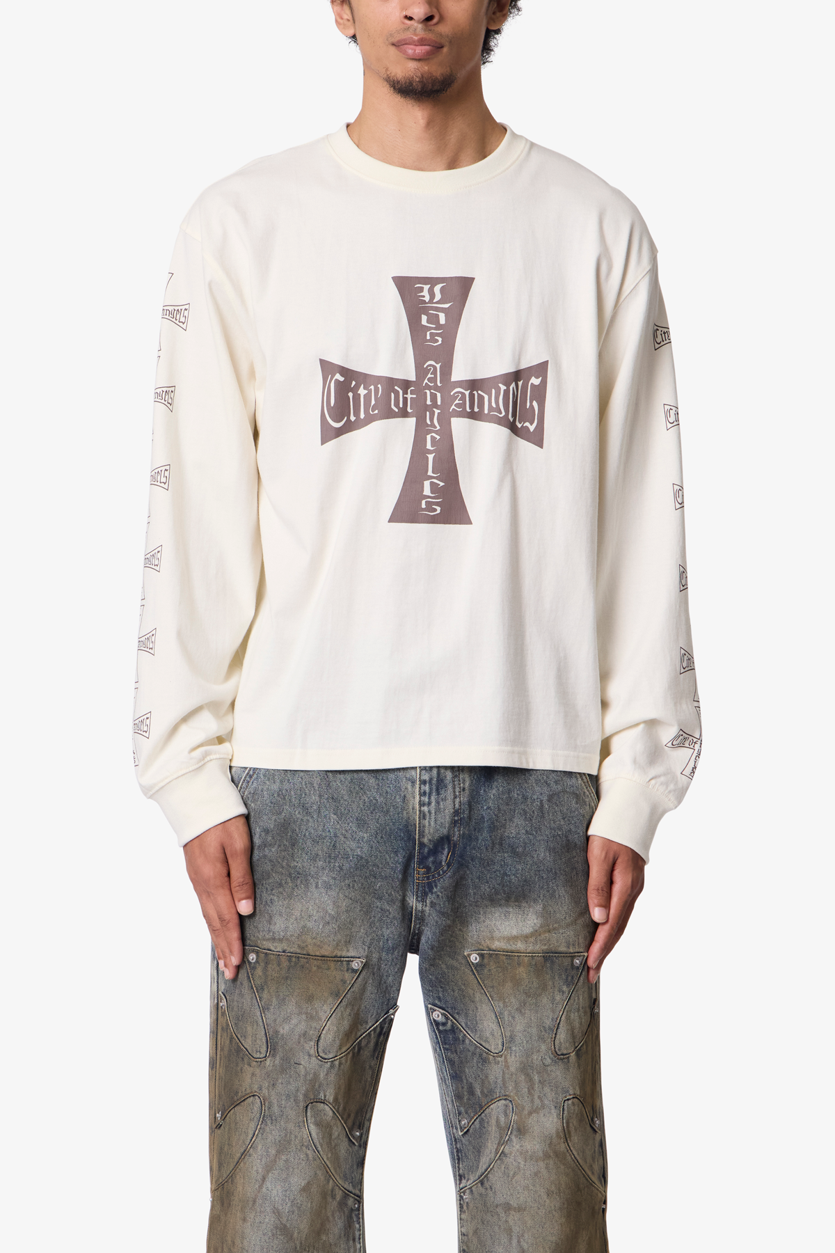 Washed LA L/S Tee - Off White