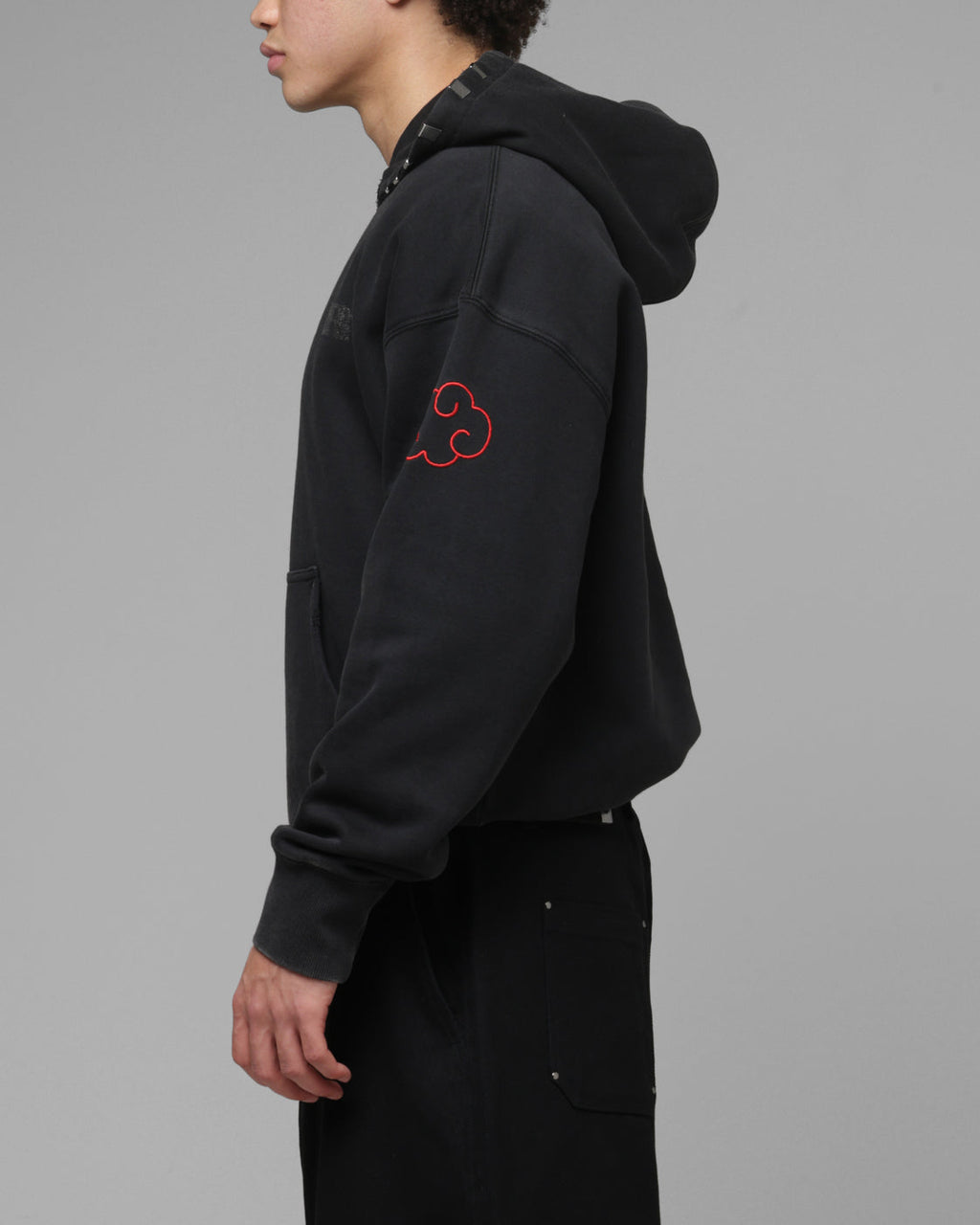 Loiter x Naruto Pain Distressed Hoodie