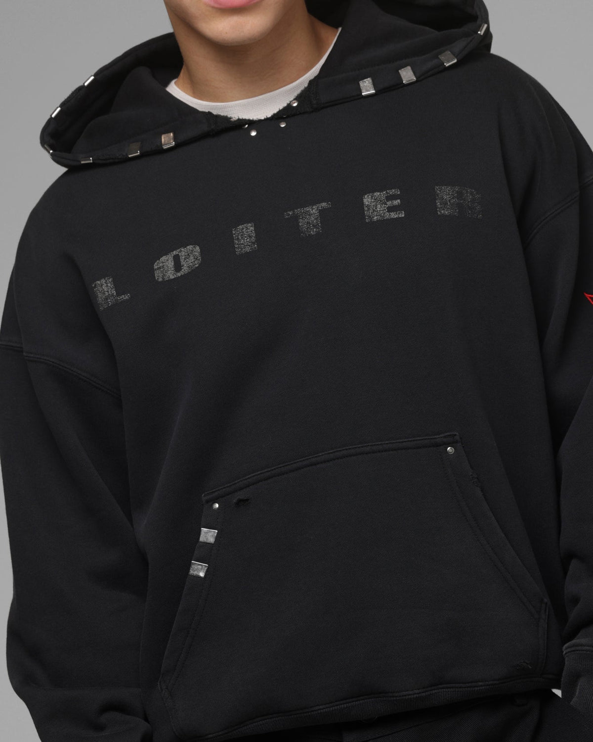 Loiter x Naruto Pain Distressed Hoodie